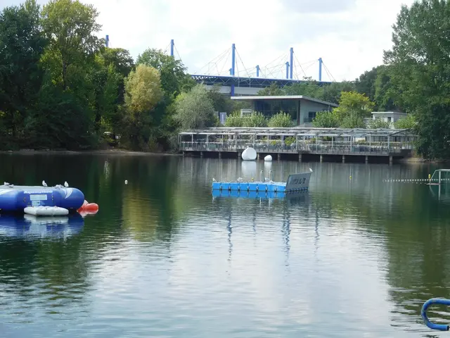 Blick vom DSV98 zum Mezzomar und zur MSV-Arena | Foto: Astrid Günther