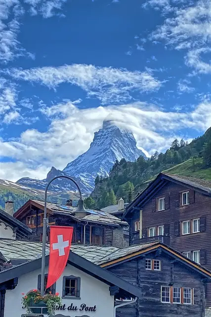 Endlich: Der Blick aufs Matterhorn | Foto: copyright Margot Klütsch