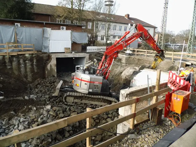 Baustelle Weseler Bahnhof. Abriss der Personenunterführung | Foto: Siegmund Walter, 21.01.2026, 13:22 Uhr