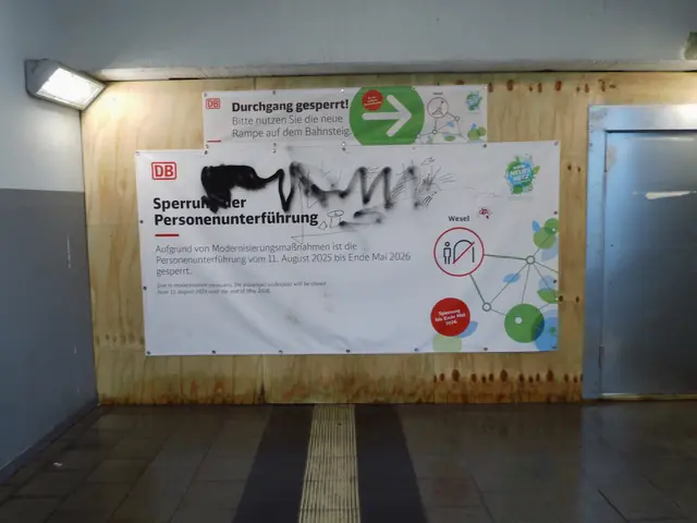 Baustelle Bahnhof Wesel. Sperrung der Personenunterführung | Foto: Siegmund Walter, 14.01.2026, 13:49 Uhr