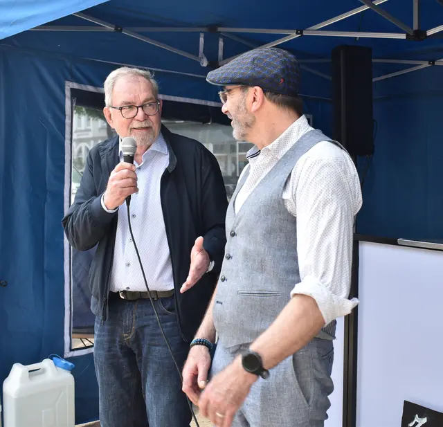 Grußworte des neuen Bezirksbürgermeisters Willi Lindenberg