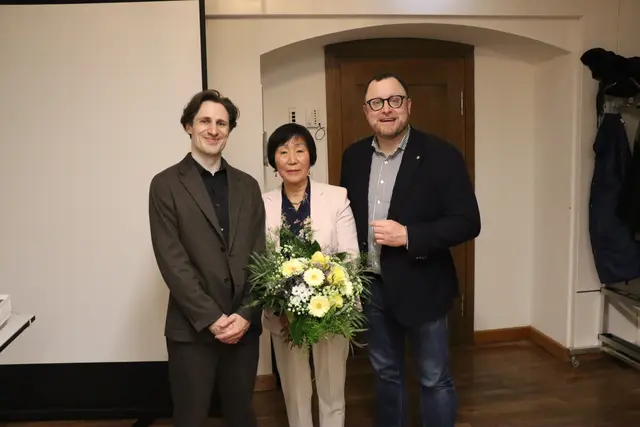 von links Thomas Eichert- Chung-Soon Paulus - Matthias Fink | Foto: Marianne Stenglein