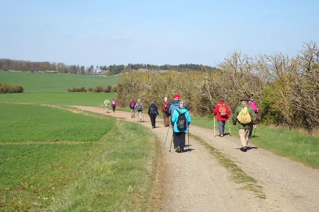 auf dem Jakobs Pllgerweg