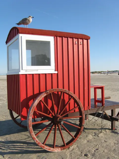 Warum die Möwen bei mir Emma heißen... Badewagen auf Borkum