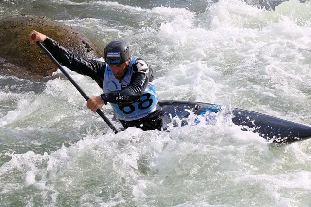 Sideris Tasiadis im Kajak Einer | Foto: Marianne Stenglein