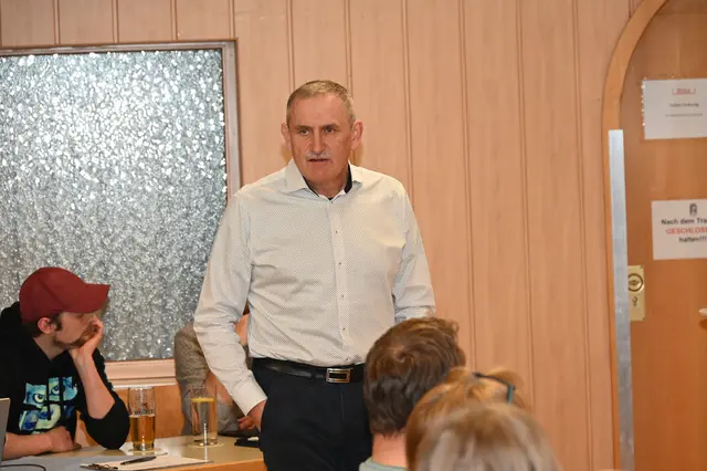 Abteilungsleiter Harald Meitinger begrüßte die anwesenden Mitglieder. 
