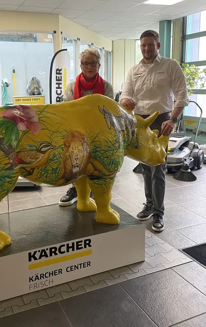 Die Zukunft ist gesichert: Sybille Frisch-Lerf hat ihren Sohn Sebastian
Lerf zum Mitinhaber und Geschäftsführer ernannt. | Foto: Kärcher Center Frisch