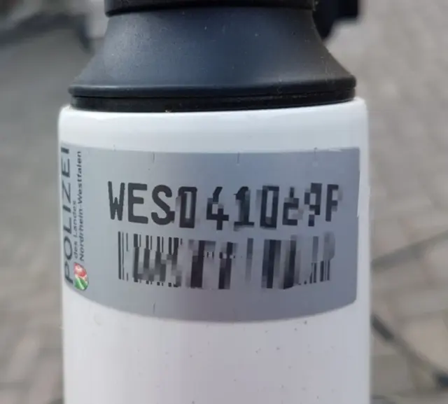 Bild Schepers / Text Polizei Wesel / Fahrradcodierung am 21.04.26