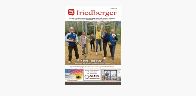 Den „friedberger“ 05/2026 hier als E-Paper lesen