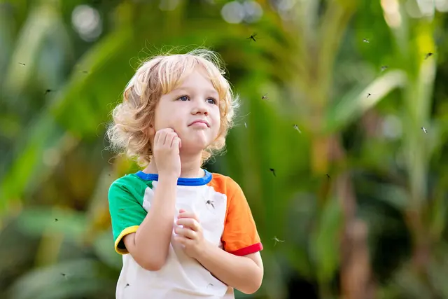 Hausapotheke der Saison anpassen: Im Frühling und Sommer sind – gegebenenfalls kindgerechte – Mittel gegen Insekten empfehlenswert. | Foto: DJD/Zentiva/famveldman - stock.adobe.com