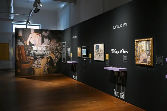 Blick in die Ausstellung
