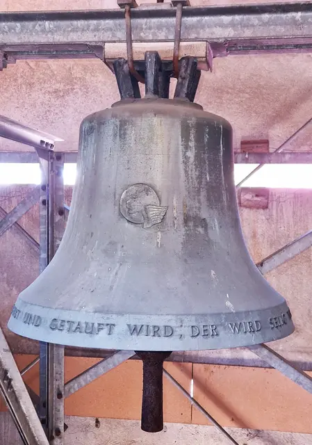 Markusglocke (Taufglocke) 1967
gegossen von Rincker
