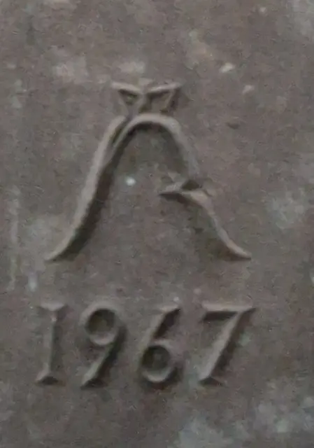 Glockengießermarke Rincker 1967 auf den Glocken von Breidenstein