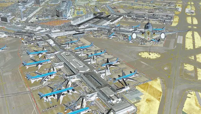 Amadeus - 1 Punkt - Flughafen Amsterdam Schiphol.