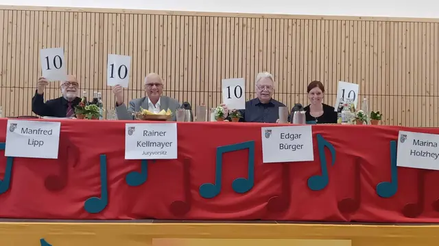 Die Fachjury des ASM (Allgäu-Schwäbischer-Musikbund) mit v. l. Manfred-Andreas Lipp, Rainer Kellmayer, Edgar Bürger, Marina Holzhey (nicht auf dem Bild Sebastian Volk) | Foto: Heidemarie Kuhn