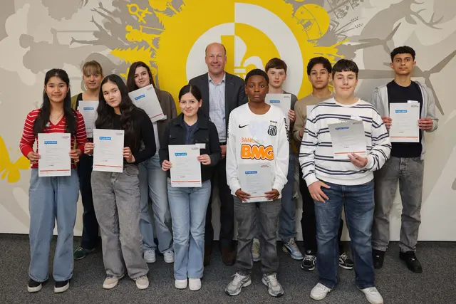Am bundesweiten Girls’ &amp; Boys’ Day öffnete das Landratsamt Augsburg seine Türen für zehn interessierte Schülerinnen und Schüler im Alter von 13 und 14 Jahren. | Foto: Lina Prinzensing