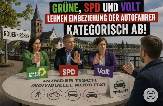 KSG und FDP beklagen Politik gegen Autofahrer in Köln Rodenkirchen | Foto: Frei von Rechten Dritter