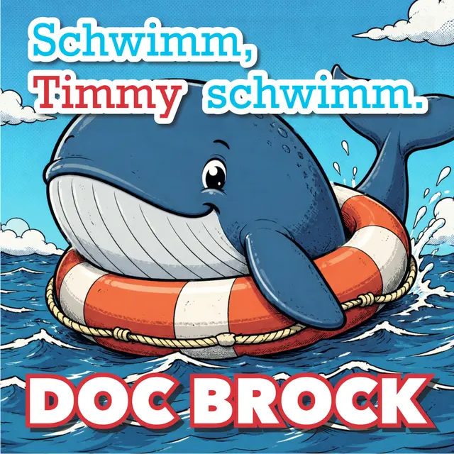 Das pfiffige Cover des Borkener Chefarztes Dr. Alexander Brock, alias Sänger Doc Brock.