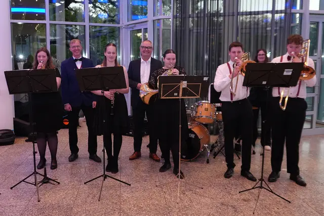 Das Jugge hat den Abend in der Stadthalle musikalisch begleitet.

 | Foto: Stadt Gersthofen