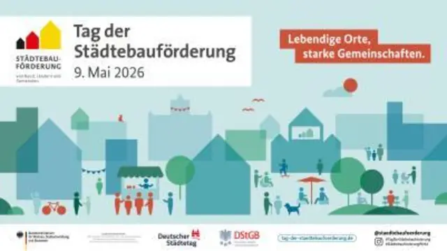 Rund um den Tag der Städtebauförderung finden in Gelsenkirchen verschiedene Veranstaltungen statt
Rund um den Tag der Städtebauförderung finden in Gelsenkirchen verschiedene Veranstaltungen statt. Bildrechte: Tag der Städtebauförderung | Foto: Bildrechte: Tag der Städtebauförderung Stadtgelsenkirchen 