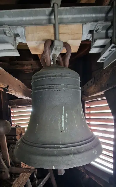 Alte Glocke der Hospitalkirche Biedenkopf, vermutlich aus dem 16. Jhd.