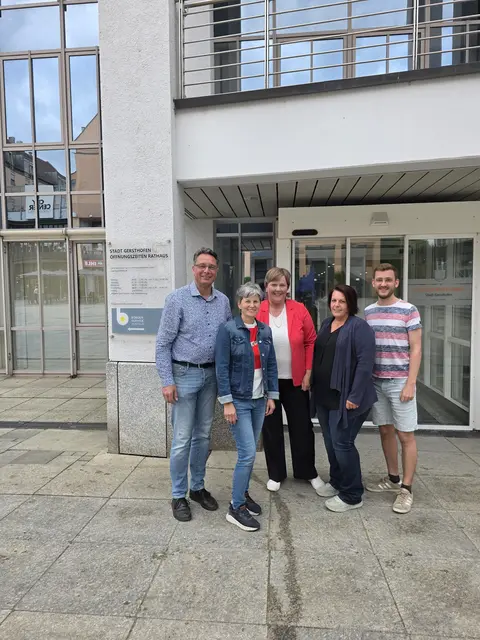 Von links: Arne Ziessow, Brigitte Grohmann, Melanie Schappin, Christiane Arnold und Dominik Ziegler | Foto: Melanie Schappin