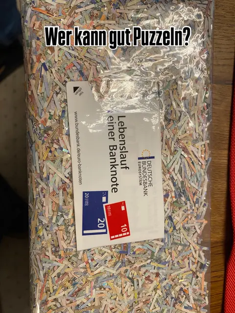 Geschreddertes Geld