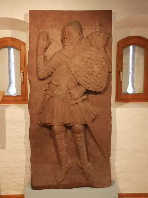 Ritterfigur im Wittelsbacher Museum.