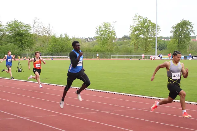200 Meter mit Donautus Olowookere