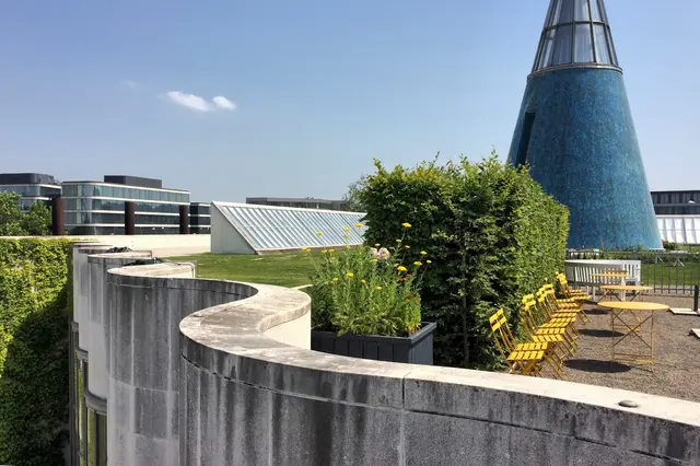 Oben auf der "Welle" | Foto: copyright Margot Klütsch