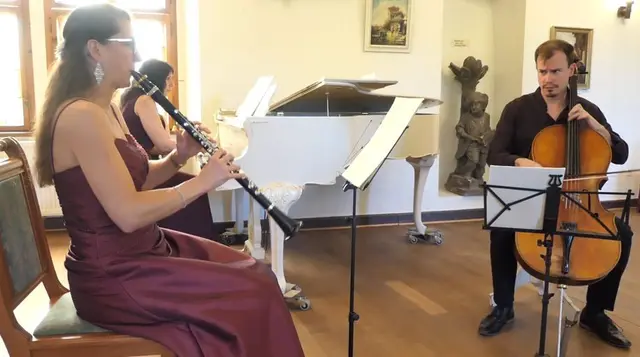 Klavier, Klarinette und Cello           .
im Konzert
.
