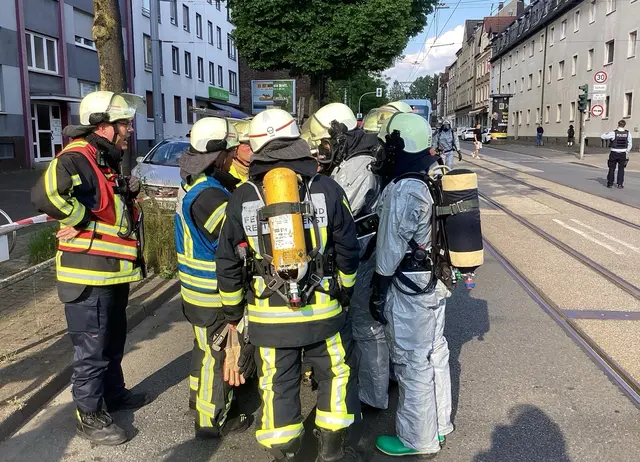 Gefahrstoffeinsatz an der Castroper Straße in Bochum | Foto: Feuerwehr Bochum