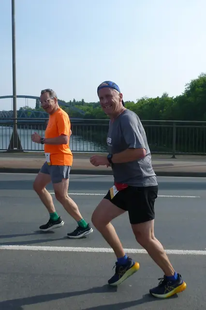 Christian kämpft auf der Brücke