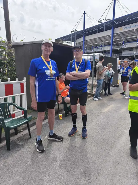 Danny lief heute 3:18 beim Marathon 