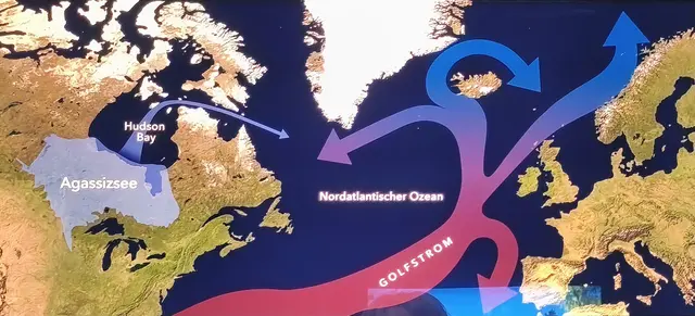modernes Satellitenbild das Ausmaß der Katastrophe um 6.300 v.Chr.
nach Teller et al. 2002