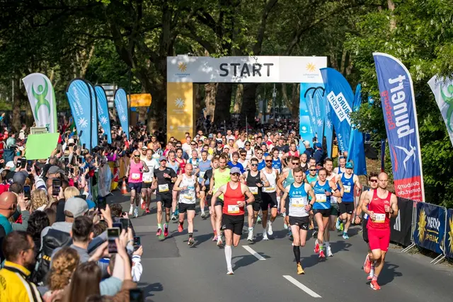 Der 43. schauinsland-reisen Rhein-Ruhr-Marathon erreichte mit 9.651 Meldungen eine neue Bestmarke.
Foto: Bildwerk Brüggemann
