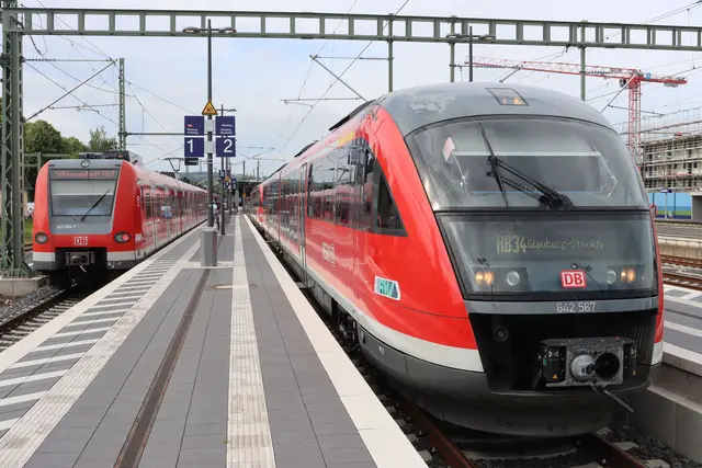 RB34 und S6 in Bad Vilbel