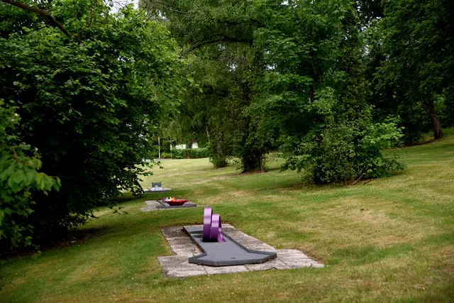 Minigolfanlage im Stadtpark.