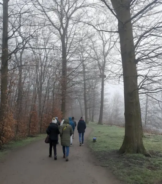 Sprachaustauschspaziergang im Sportpark Duisburg | Foto: Astrid Günther