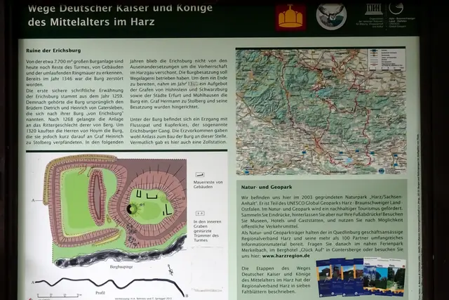 Infotafel Ruine Erichsburg
