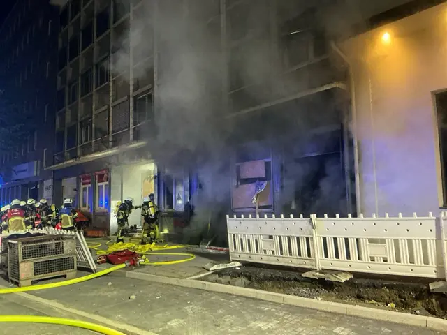 Blick auf die Einsatzstelle Foto: Feuerwehr Essen | Foto: Foto: Feuerwehr Essen