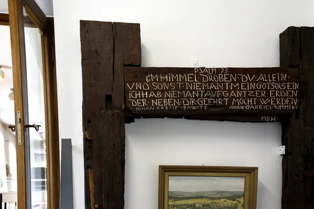 Im Himmel droben du allein
und sonst niemand mein Gott soll sein.
Ich habe niemand auf ganzer Erden
der neben dir geehrt möcht werden.
