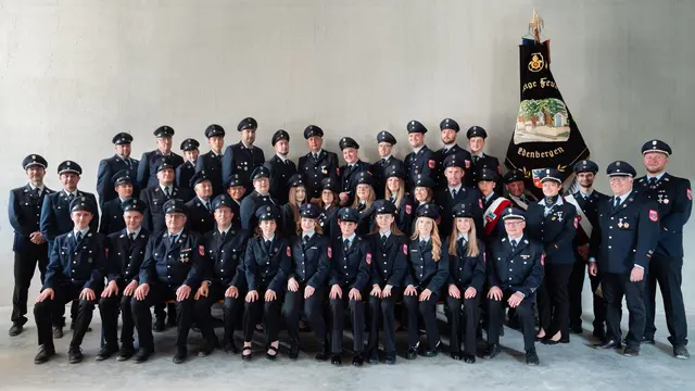 Gruppenbild der Wehr | Foto: Edenberger Feuerwehr