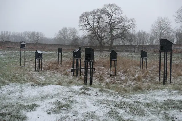 Zu wenig Schnee auf den Bildern. Dominikaner Bongert in Kalkar, 2019