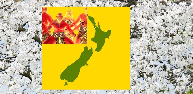 Iris - 1 Punkt -  Neuseeland / Haka