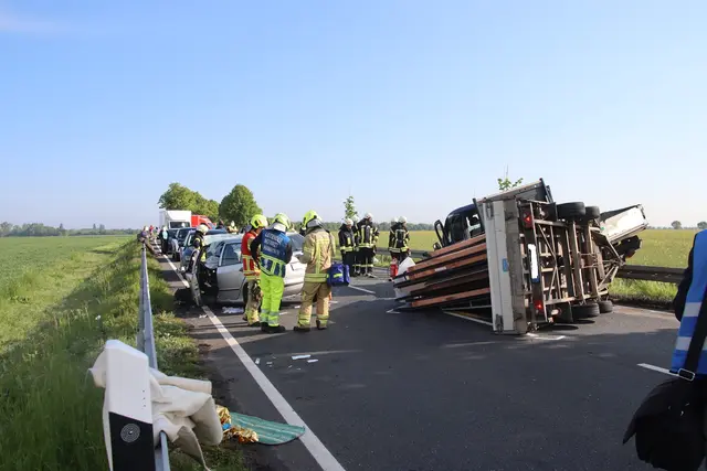 die Unfallstelle im Überblick