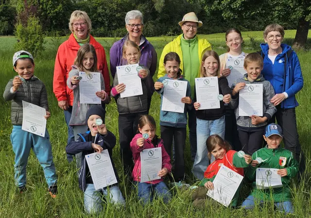 Die Löwenzahngruppe des Obst- und Gartenbauverein Herbertshofen. | Foto: Peter Heider