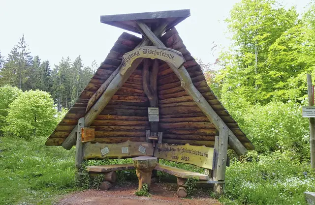 Schutzhütte an der Wüstung Bischoferode