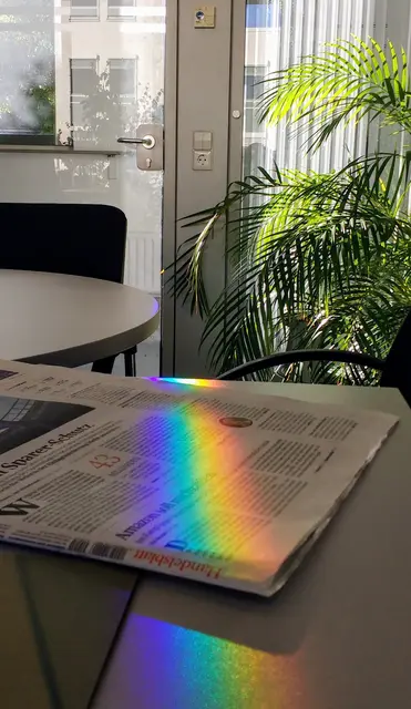 🌈  im Büro 🌈 | Foto: JH