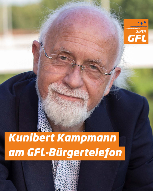 Kunibert Kampmann, sachkundiger Bürger der GFL-Ratsfraktion | Foto: GFL